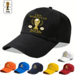 World cup 2026 football adjustable cap, 1 unit