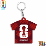 World cup 2026 soccer jersey keychain, 1 unit