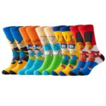 5 Pairs of Anime Cartoon Print Socks
