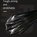 Disposable black trash bags, 1 unit - Image 6