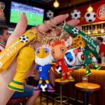 World cup soccer keychain set, 5 pack - Image 6