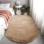 Oval shape fluffy rug, 1 unit - Image 7