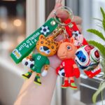 World cup soccer keychain set, 5 pack - Image 4