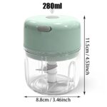 Electric Garlic Chopper USB Rechargeable