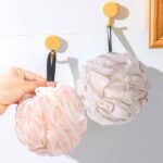 Exfoliating Bath Balls with Hooks
