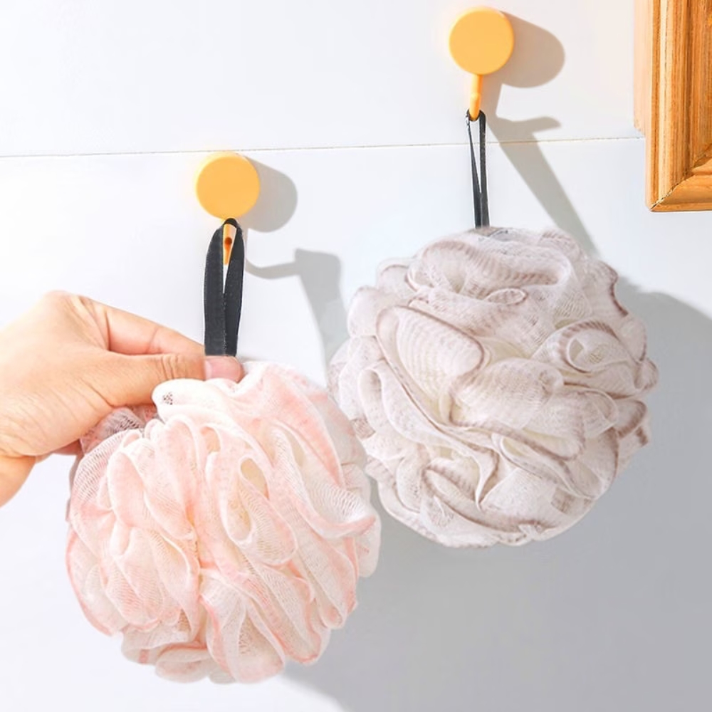 Exfoliating Bath Balls with Hooks (1) Exfoliating Bath Balls with Hooks