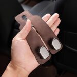 Faux Leather Car Back Concealed Metal Hook Design