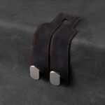 Faux Leather Car Back Concealed Metal Hook Design