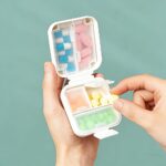 Portable Pill Organizer Box