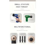 Rechargeable portable deep electric massage gun, 1 unit - Image 5