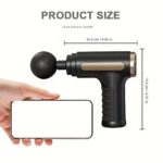 Rechargeable portable deep electric massage gun, 1 unit - Image 2