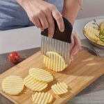 Stainless steel crinkle slicer, 1 unit - Image 6