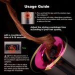 USB rechargeable automatic hair curler, 1 unit - Image 4