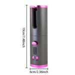 USB rechargeable automatic hair curler, 1 unit - Image 9