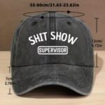 Vintage baseball cap "SHIT SHOW supervisor", 1 unit - Image 7