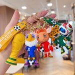 World cup soccer keychain set, 5 pack - Image 7
