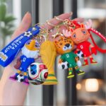 World cup soccer keychain set, 5 pack - Image 5