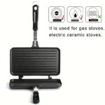 Double-sided non-stick sandwich pan, 1 unit - Image 8