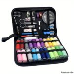 Sewing kit with threads, needles, and accessories, 1 unit - Image 2