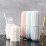 Portable travel toothbrush holder & washing cup set, 1 unit - Image 4
