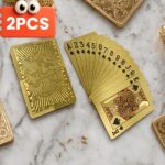 Matte golden dragon playing cards, 1 unit - Image 5