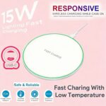 15W fast wireless charger, sleek, compact, and efficient, 1 unit - Image 6