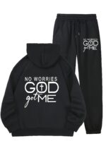Women’s “GOD got me” hoodie & sweatpants set, 1 unit - Image 7