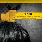 Heavy-duty black garbage bags, 50 pack - Image 7