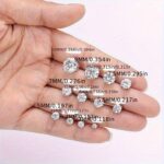 2 carat moissanite earrings, 1 unit - Image 2