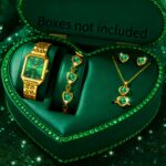Women's luxury colored heart jewelry set, 6 pack - Image 6