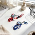 Sports ball keychain creative gift for sports fans, 1 unit - Image 5