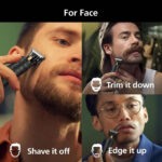 USB rechargeable men's grooming kit, 1 unit - Image 15
