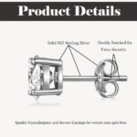 2 carat moissanite earrings, 1 unit - Image 4
