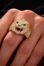925 Silver Lion King Ring – Awakening King’s Silhouette