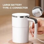 Electric self stirring coffee mug USB rechargeable smart cup, 1 unit