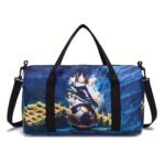 Large capacity soccer print travel bag, 1 unit - Image 4