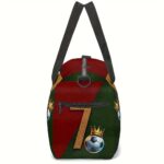 Large Capacity Soccer Print Travel Bag – Durable & Stylish