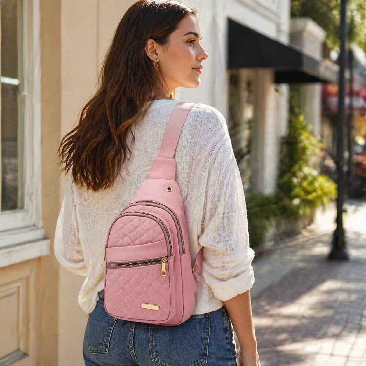 NATG150 Women's single-shoulder chest bag, 1 unit - Image 1