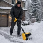 21V cordless snowplow, handheld electric snowplow, 1 unit