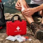 Complete first aid kit, essential for emergencies, 1 unit