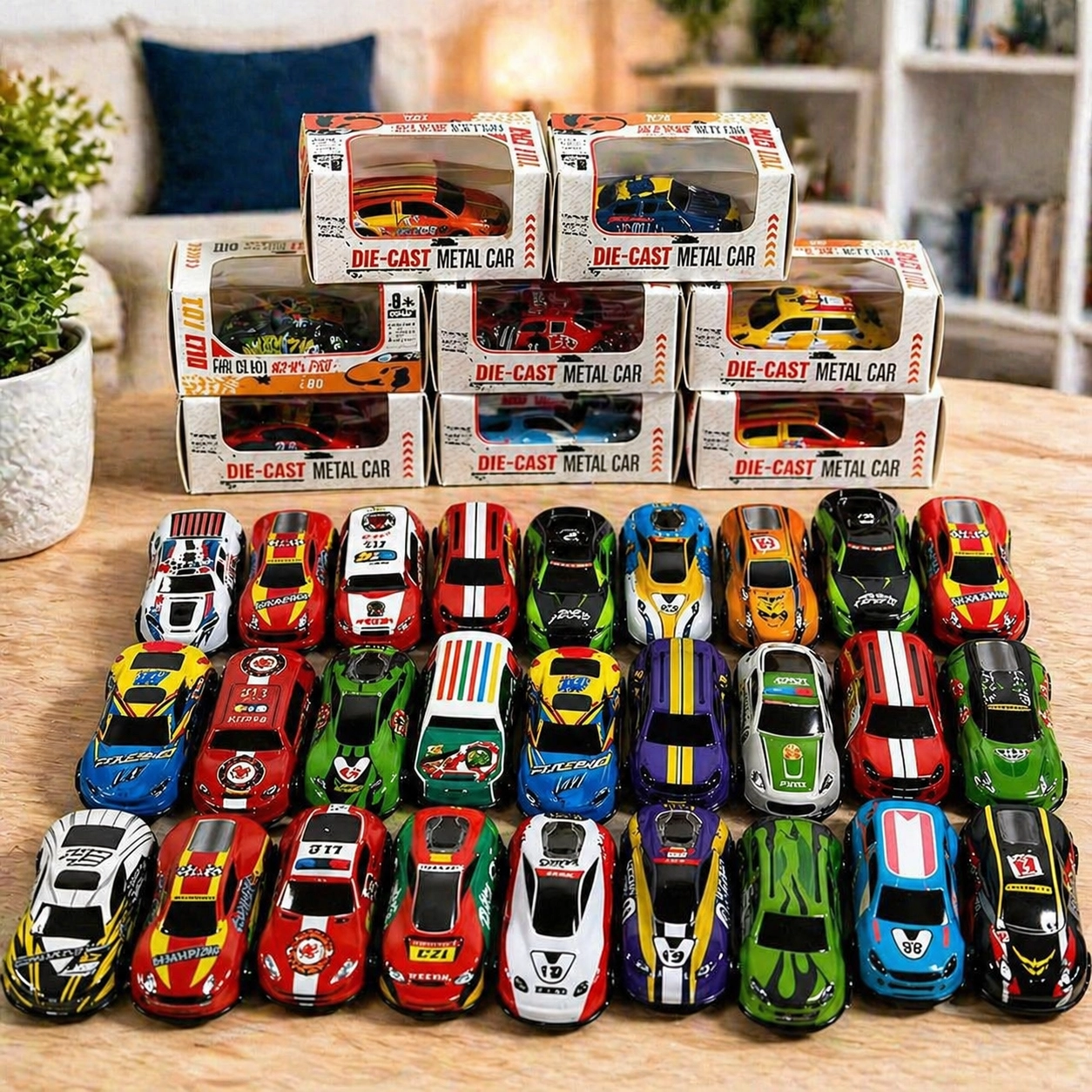 NATG158 Cool toy car set, racing, sports, 20 pack - Image 1