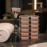 Premium retro manual razor set, 1 unit