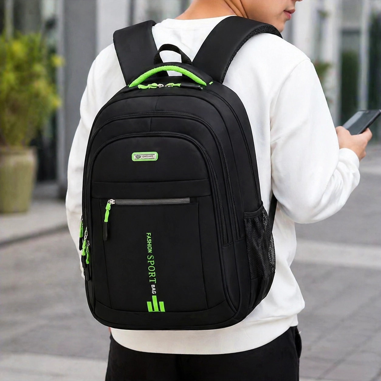 NATG168 Spacious travel backpack, ideal for business and travel, 1 unit - Image 1