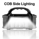 Rechargeable LED Camping Flashlight Solar USB Emergency Light