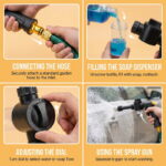 High-pressure car wash sprayer foam bottle water gun, 1 unit - Image 7