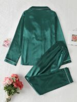 Satin pajama set for women, 1 unit - Image 7