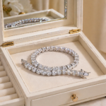 S925 silver moissanite tennis bracelet, 1 unit - Image 4