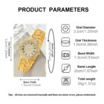 Women’s minimalist quartz watch with jewellery set, 1 unit - Image 2