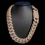 Men’s iced out cuban chain necklace, 1 unit - Image 5