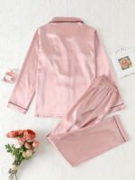 Satin pajama set for women, 1 unit - Image 8